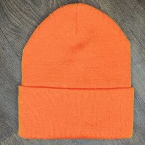 Orange beanie